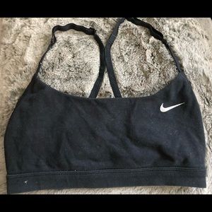 Nike Reversible black and gray sports bra rare